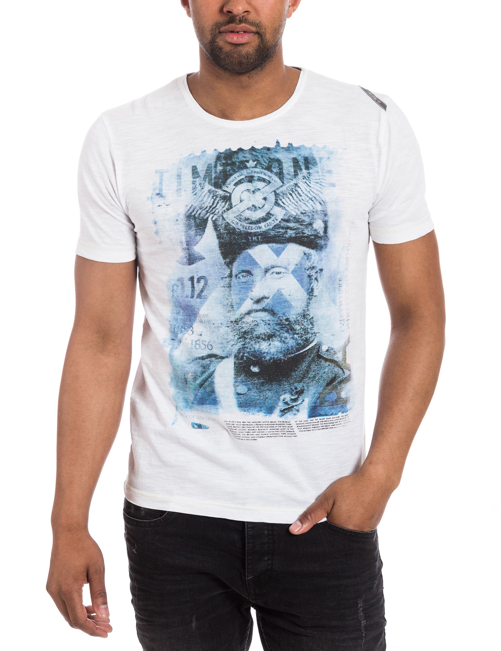 TimeZone Tshirt0251White Streetbeat Clothing Store