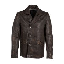 GM Leather jacket 1201-0573-Vintage brown