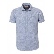 Petrol shortsleeve shirt 429-Seascape