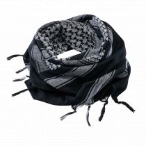 Shemagh Scarf-Black-white