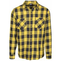 Urban checkshirt-black/yellow