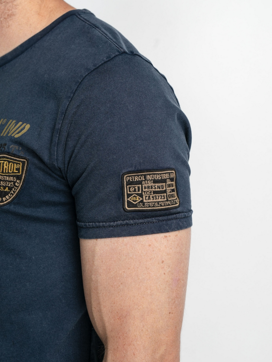 Petrol T-shirt 1030-607-Midnight navy | Streetbeat.fi &