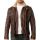GM Leather jacket 12001-00794-Dark brown