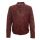 GM Leather jacket 1201-0736-Dark red