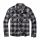 Checkshirt longsleeve-Black/Light grey