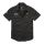 Luis vintage shortsleeve shirt-Black