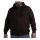 Petrol zip hood plus size 3040-3030-Espresso