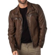 GM Leather jacket 1201-0729-Antigue brown