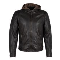 GM Leather jacket 19001-00001-Antigue brown-black