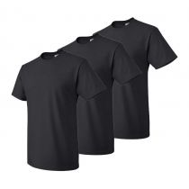 3-pack T-shirts-Black