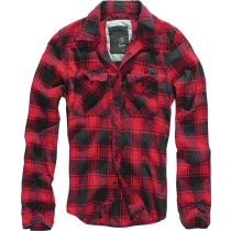 Checkshirt longsleeve-Red/Black