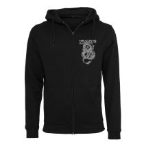 Dragons zip Hoody-black