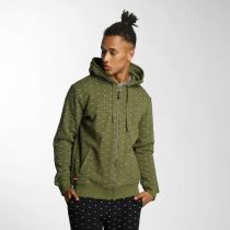 Ecko Bobby zip Hoody-Olive