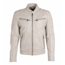 Gipsy Leather jacket M0013197-Off white