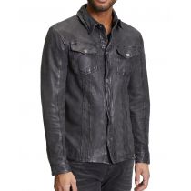 Gipsy Leather jacket M0014617-Grey