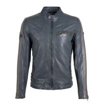 GM Leather jacket 1201-0508-Bluegrey