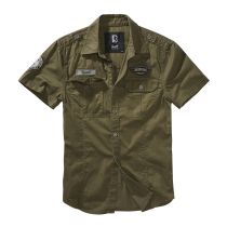 Luis vintage shortsleeve shirt-olive