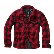 Brandit Lumberjacket-Black/red
