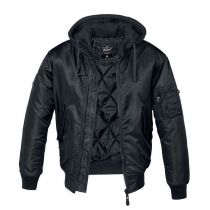 MA1 Hooded Jacket-Black