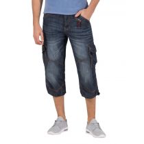 Timezone Miles denim 3/4 shortsit-Indigo vintage