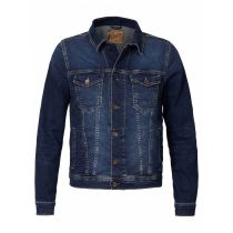 Petrol denim jacket 130-5800 Vintage mid blue