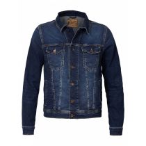 Petrol denim jacket 3090-130 Vintage mid blue
