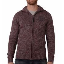 Petrol knit jacket 3010-216-Burgundy