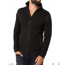 Petrol Knit jacket 236-Crude oil