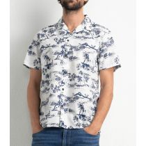 Petrol shortsleeve shirt 1020-441-White