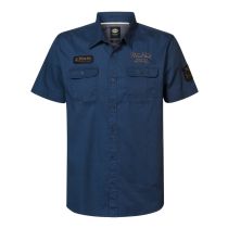 Petrol shortsleeve shirt 1040-411-Navy