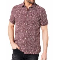 Petrol shortsleeve shirt 428-Burgundy