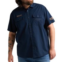 Petrol shortsleeve shirt plus size 1050-4110-Navy