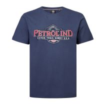 Petrol T-shirt 1040-6020 Plus size-Petrol blue