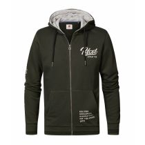 Petrol zip hood 1020-322-Forest night