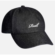 Reell Script Cap-Black denim
