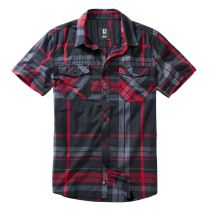Roadstar shortsleeve shirt-Grey/red