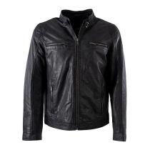 Saki Leather jacket 11543-Black
