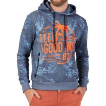 TZ Hawaii Hoodie 10061-Blue jungle