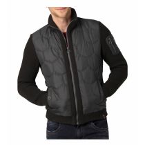 TZ padded knit jacket 10154-Black