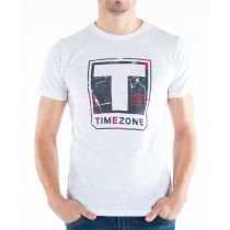 TimeZone T-shirt-White (Lahjatuote-150e)