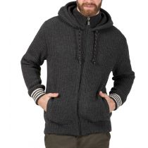 TZ  knit hoodjacket 10091-grey