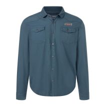 TZ longsleeve shirt 10168-Washed navy
