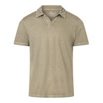 TZ Linen Polo shirt 20329-Light khaki