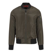 Urban 2-tone bomber-Olive/black