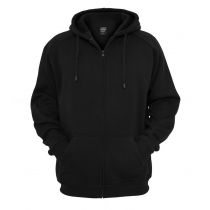 Urban heavy zip Hoody 014-Black