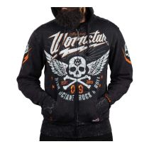 Wornstar zip hood-High octane