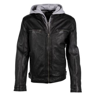 GM Leather jacket 12001-00521-Black