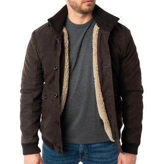 GM Leather jacket 12001-0808-Dark brown