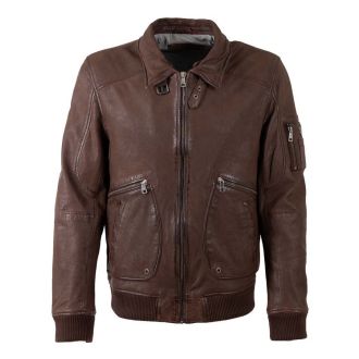 GM Leather jacket 12001-00911-Antigue brown