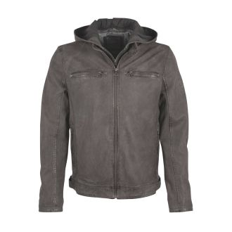 GM Leather jacket 12001-00604-Vintage grey